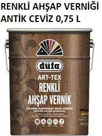 RENKLİ AHŞAP VRNĞ ANTİK CEVİZ 0,75 L