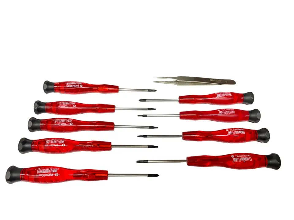 Rico 10 Parça Cımbızlı Elektronikçi Tornavida Set 50mm