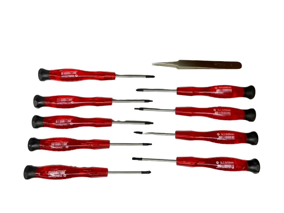 Rico 10 Parça Cımbızlı Elektronikçi Tornavida Set 50mm