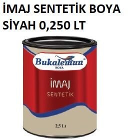 İMAJ SENTETİK BOYA SİYAH 0,250 LT