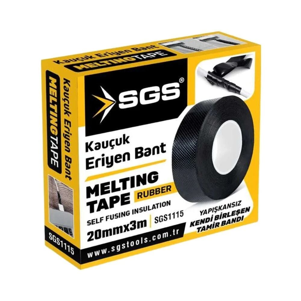KAUÇUK ERİYEN BANT 20MM X 3 METRE