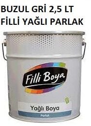 BUZUL GRİ 2,5 LT FİLLİ YAĞLI PARLAK