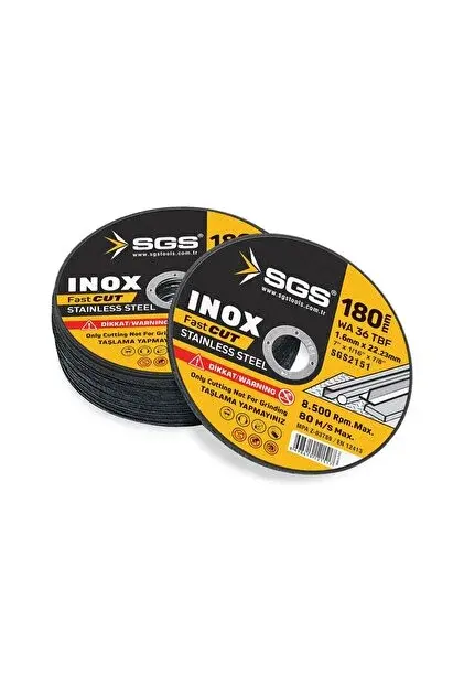 SGS 180 MM İNOX KESİCİ TAŞ