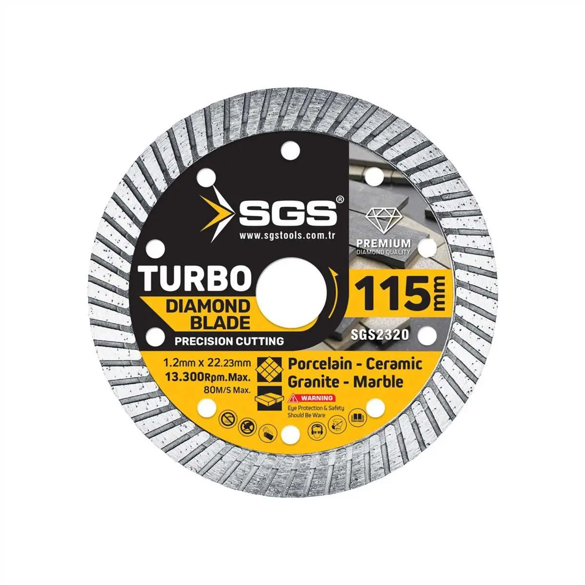 SGS TURBO ELMAS KESİCİ (115*1,2 MM)