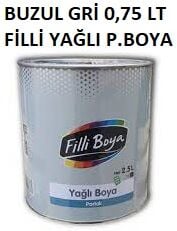 Buzul Gri 0,75 Lt Filli Yağlı Parlak Boya