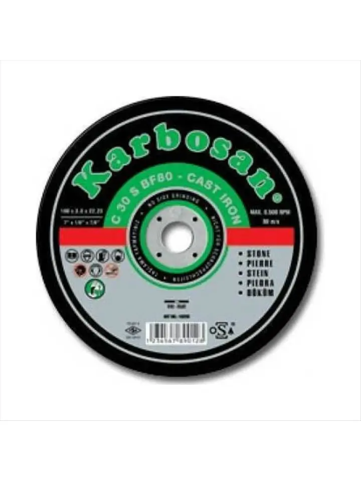 Karbosan Mermer Kesici Taş 180 Mm