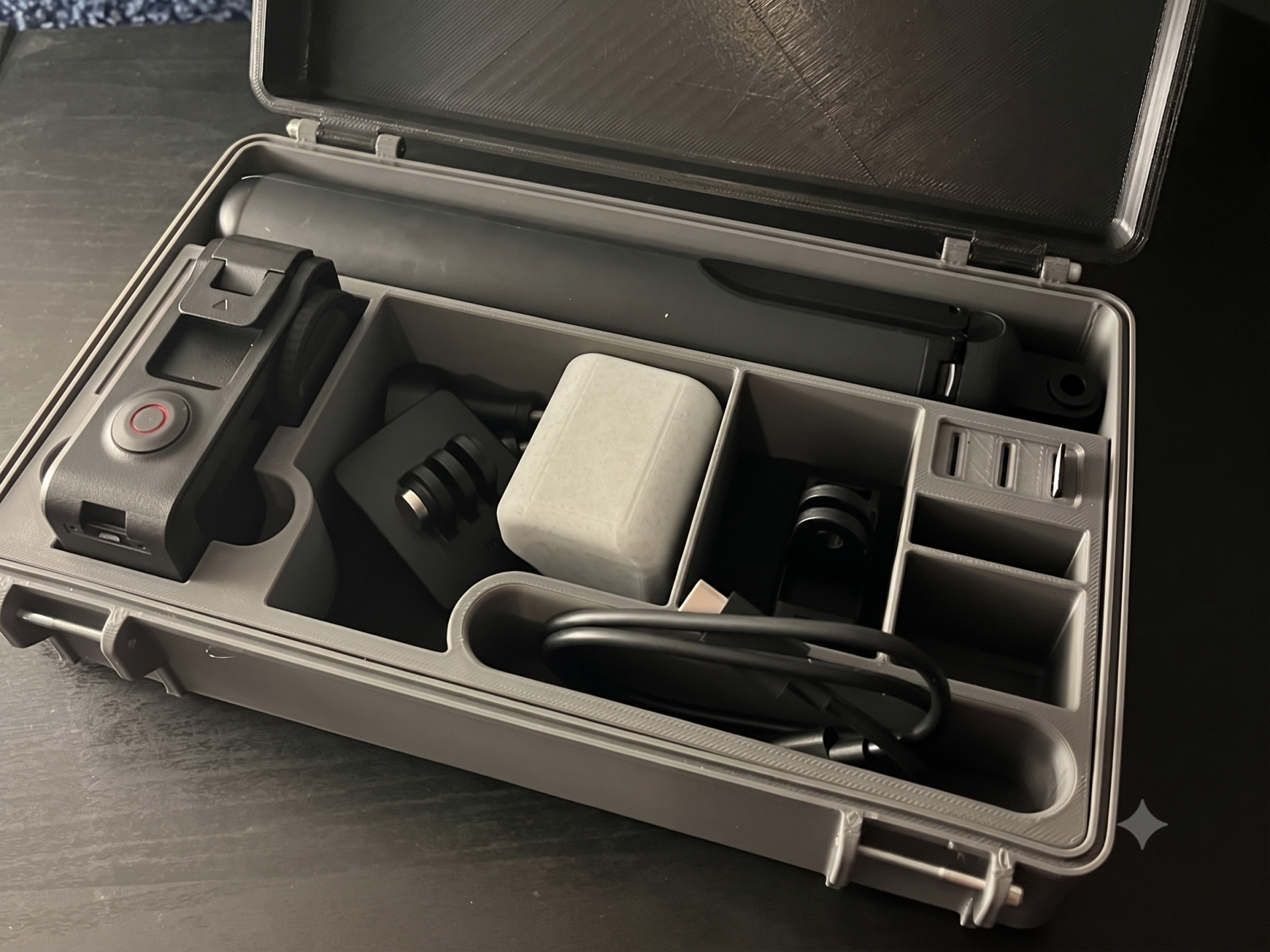 DJI Action 5 Adventure Combo İçin Dayanıklı Seyahat Taşıma Çantası Action 5 Pro