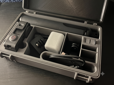 DJI Action 5 Adventure Combo İçin Dayanıklı Seyahat Taşıma Çantası Action 5 Pro