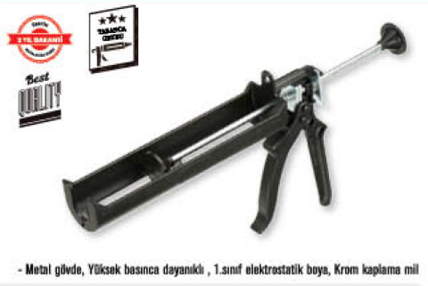 Sgs Silikon Tabancası Profesyonel (Alüminyum)