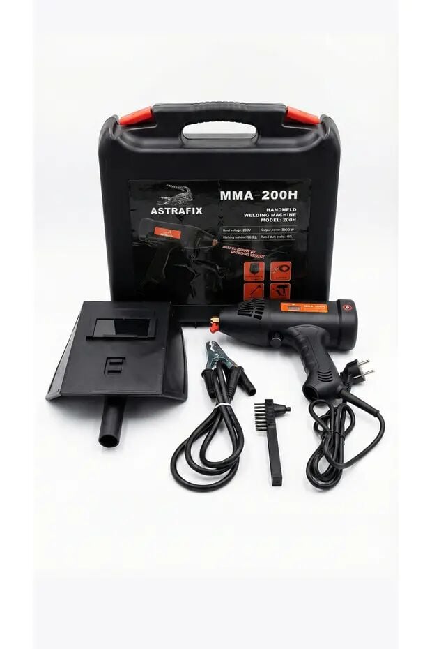 MMA-200H 200 Amper 3900W Dijital Göstergeli Full Set Çanta Tabanca Kaynak Makinesi