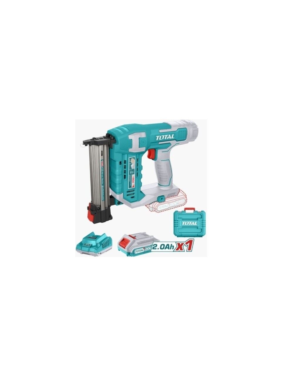 Total TCBNLI3508 Elektrikli Li-Ion Akülü Çivi Tabancası 20V 1,7 kg Ergonomik Tasarımlı Yüksek Performans