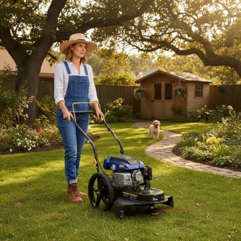 Hyundai HPT170 Tekerlekli Çalı Tırpanı 170cc 5HP 560mm Kesim