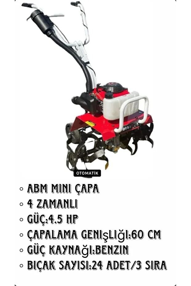 Martori JH-48 Mini 4 Zamanlı Benzinli Çapa Makinası 4T