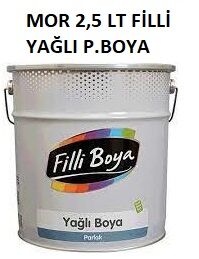 Mor 2,5 Lt Filli Yağlı Parlak Boya