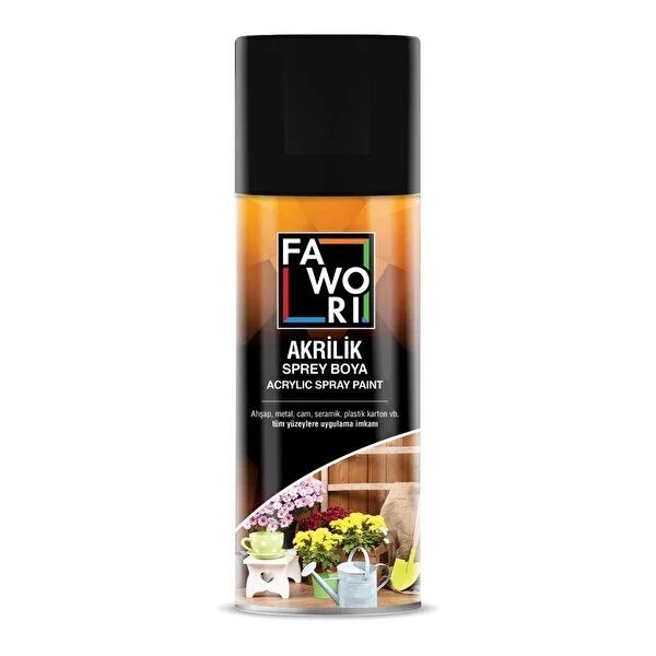 Filli Boya Fawori Akrilik Sprey Boya  RAL ORTA GRİ 400 ML