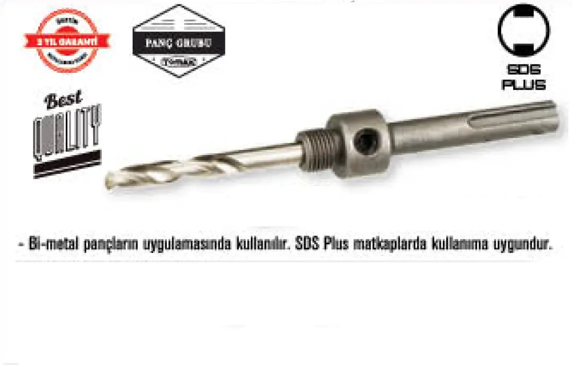 Tomax Bi Metal Panç Adaptörü Sds Plus 19-30 Mm