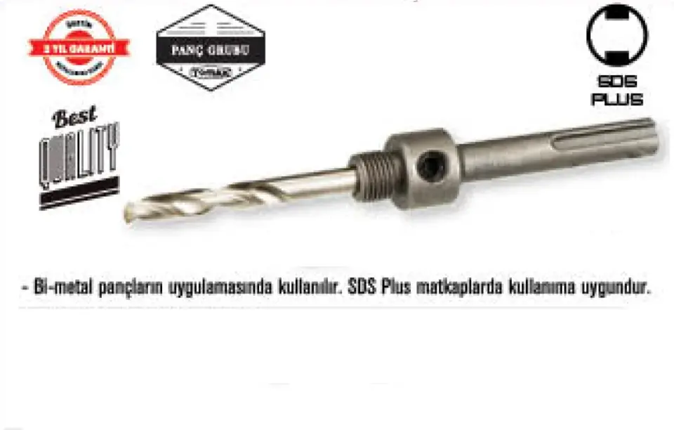 Tomax Bi Metal Panç Adaptörü Sds Plus 19-30 Mm