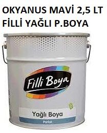 Okyanus Mavi 2,5 Lt Filli Yağlı Parlak Boya