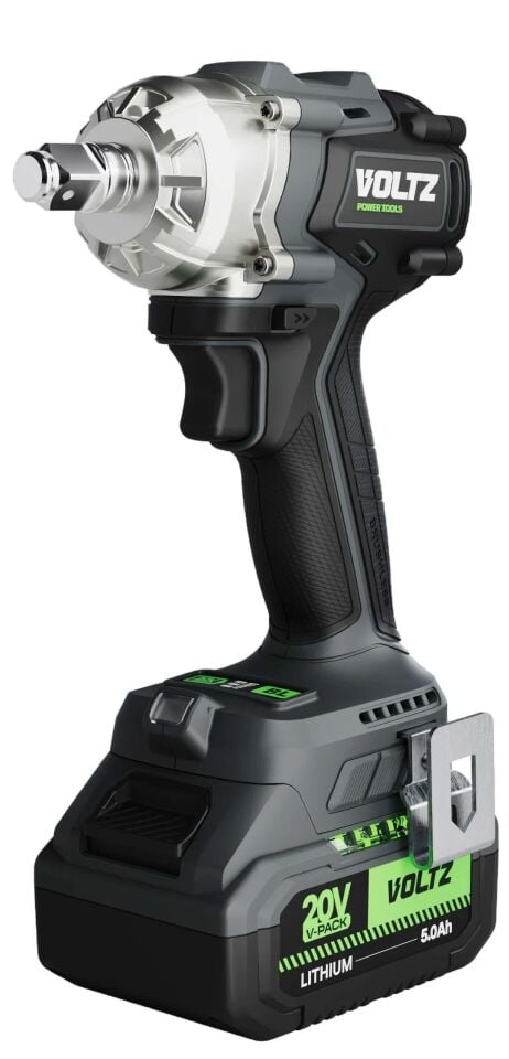 VOLTZ VZIW-20 Şarjlı Somun Sıkma 20 Volt 5 Amper Çift Akülü 1/2 Soket
