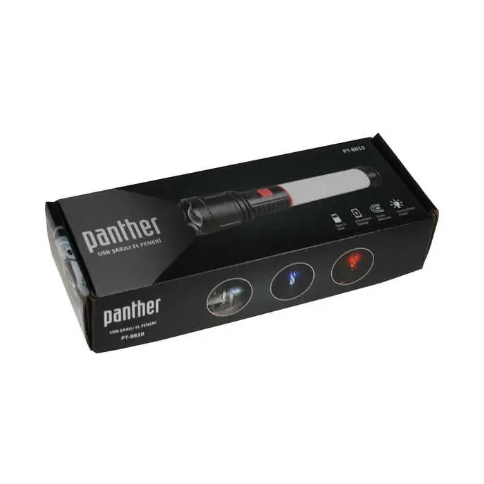 PANTHER PT-8810 USB ŞARJLI EL FENERİ (80)
