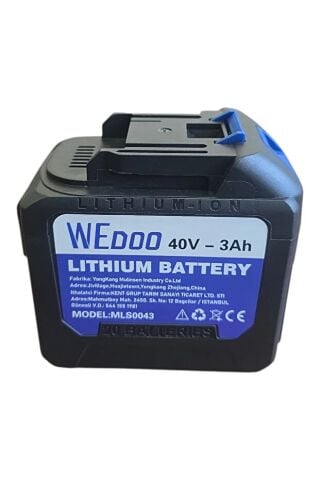 WEDOO DNS-147 AKÜLÜ BUDAMA TESTERESİ ÇİFT AKÜLÜ