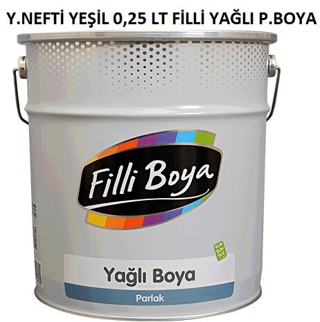 Yeni Nefti Yeşil 0,25 Lt Filli Yağlı Parlak Boya