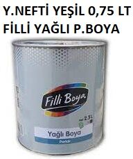 Yeni Nefti Yeşil 0,75 Lt Filli Yağlı Parlak Boya